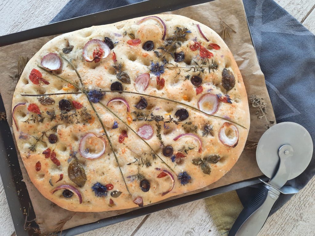 Fougasse au four